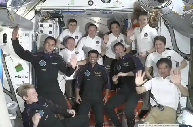 First Astronauts From India, Poland, and Hungary Arrive at International Space Station