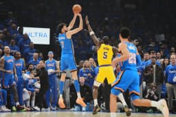 Chet Holmgren Scores 24 as Thunder Defeat Lakers in Western Conference Semifinals Opener