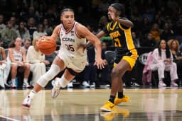 Fudd and Strong power No. 1 UConn past No. 11 Iowa in Women’s Champions Classic