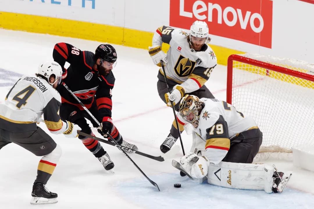 Carolina Hurricanes Tie Stanley Cup Final 4-3 Overtime Win vs Vegas